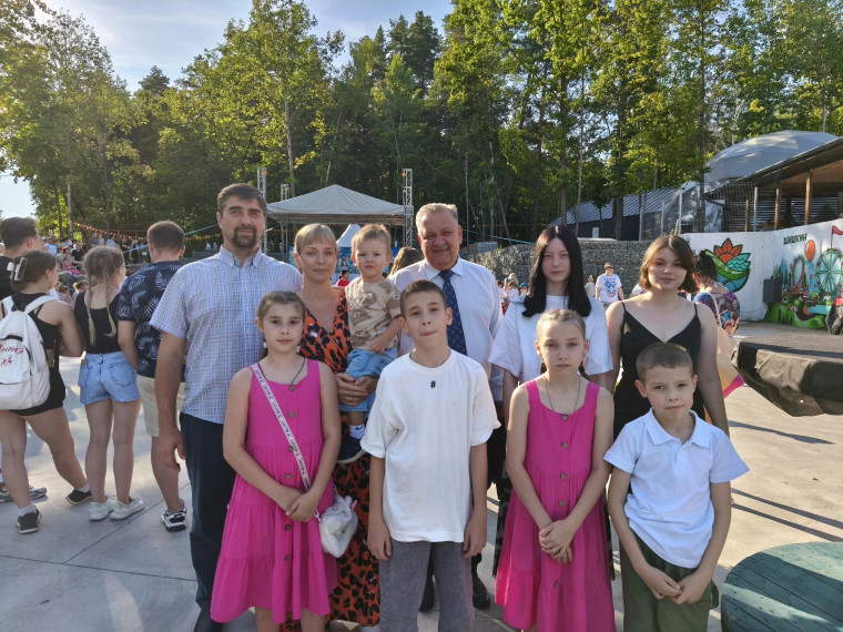 На Параде многодетных семей.